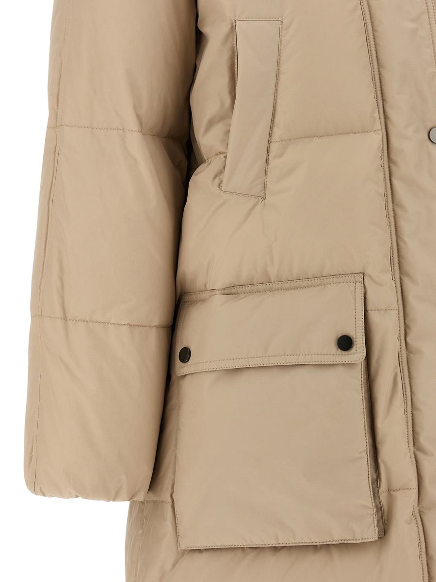 Brunello Cucinelli 'Shiny Zipper Pull' Down Jacket