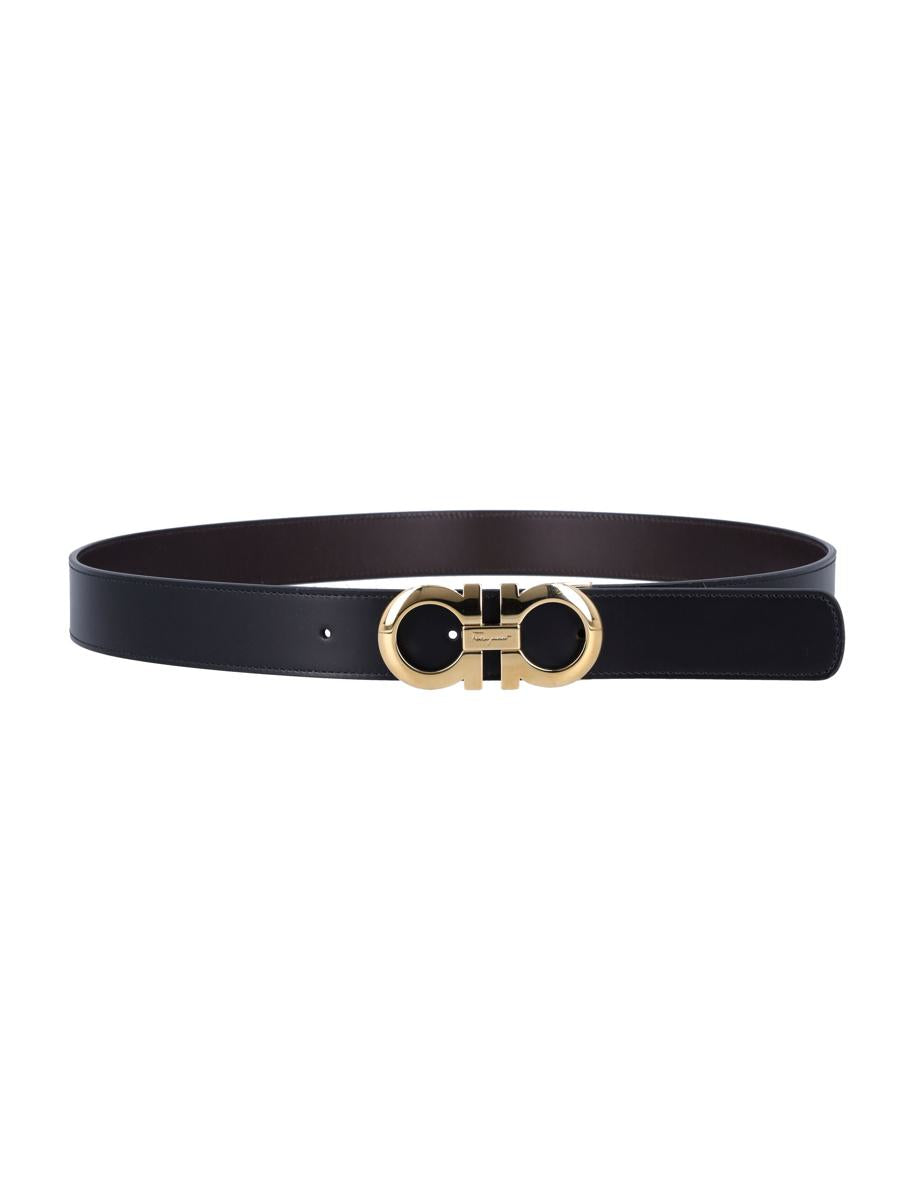 Salvatore Ferragamo Reversible And Adjustable Gancini Belt