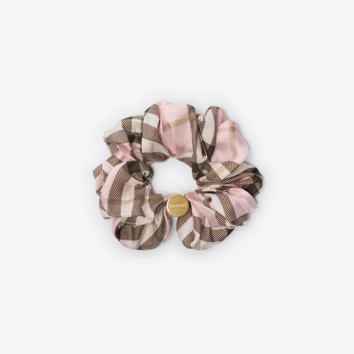 Burberry Silk Scrunchie With Check