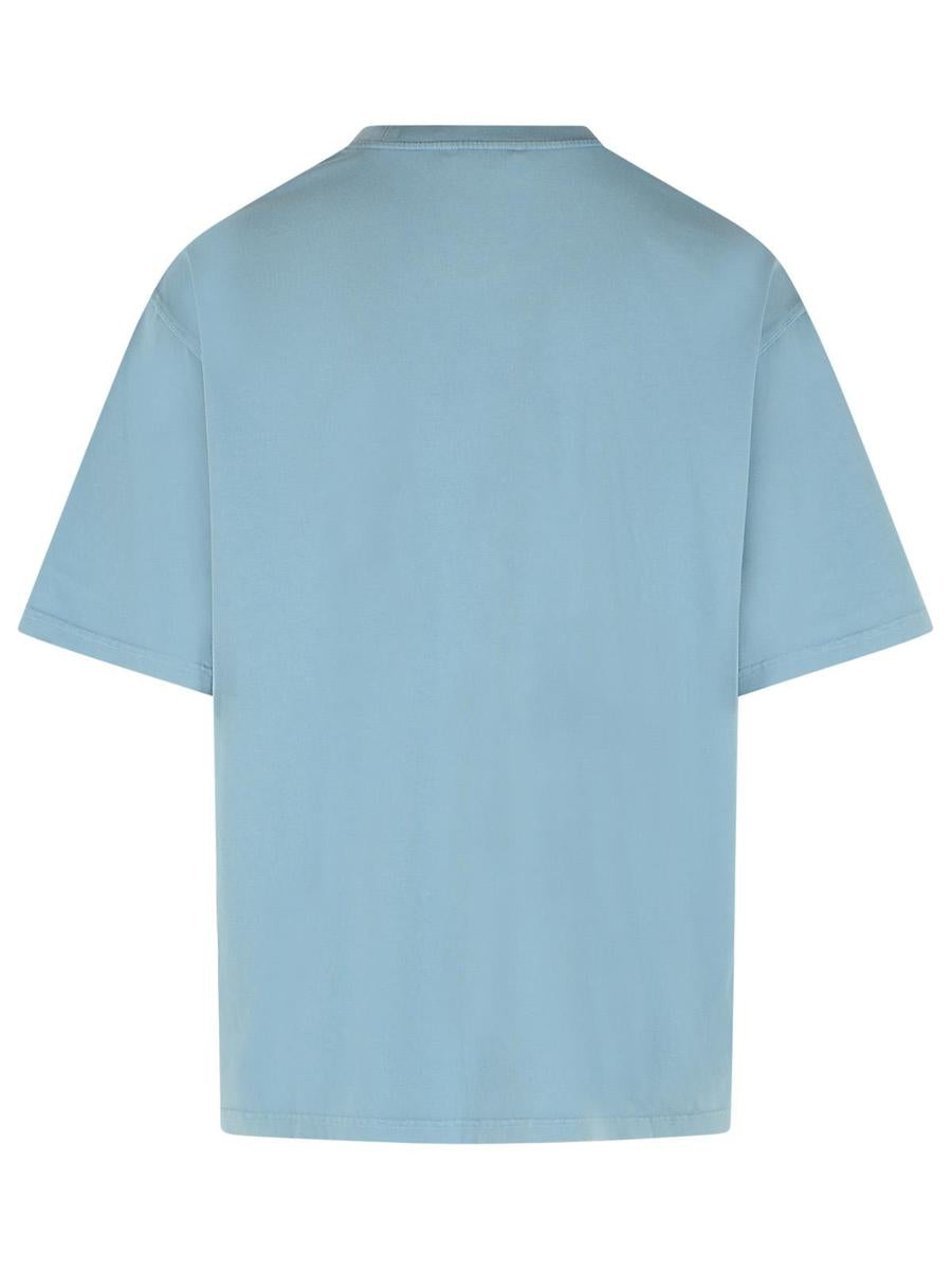 Marni Light Blue Cotton T-Shirt
