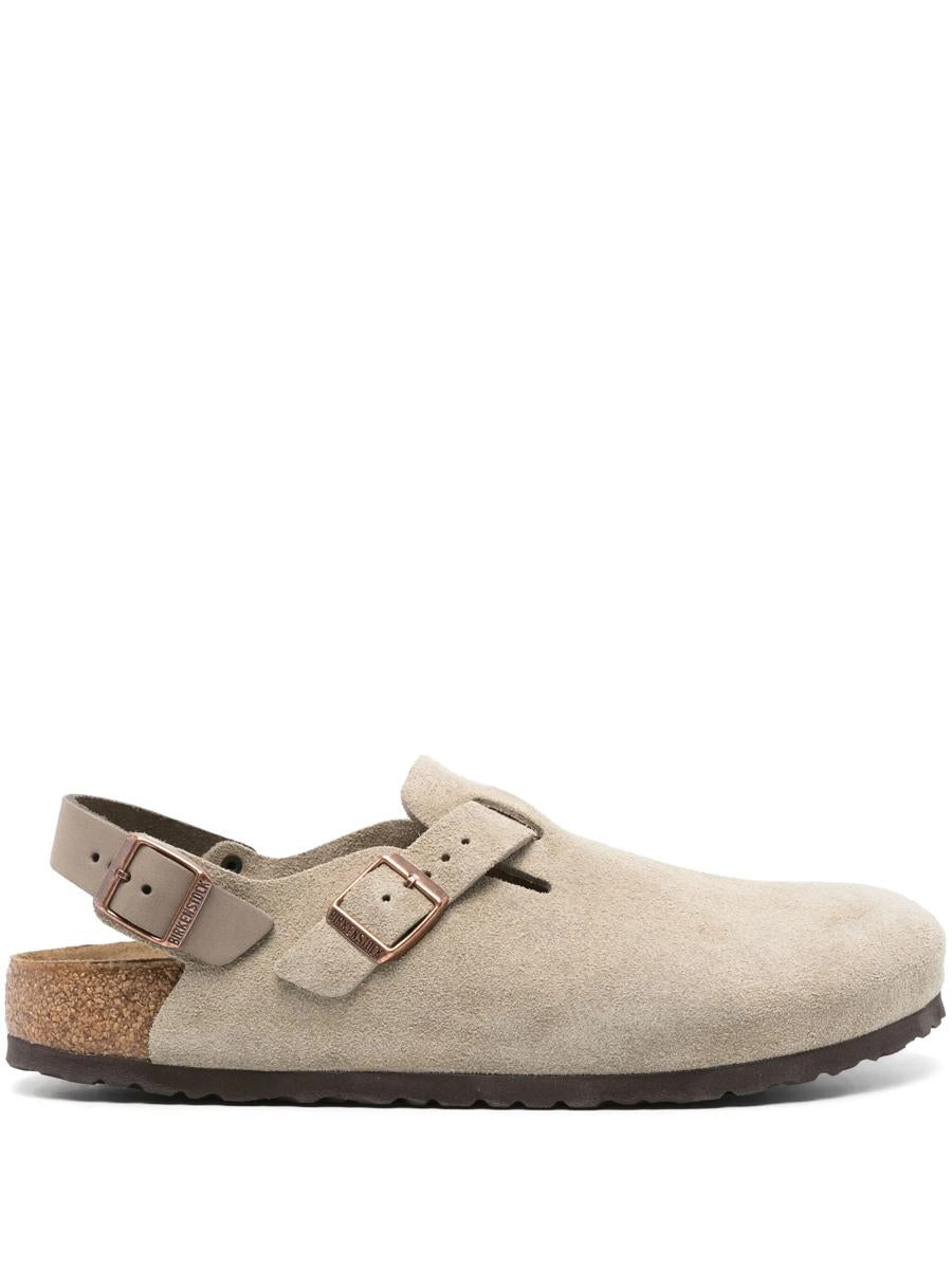 Birkenstock Tokio Taupe, Suede Leather Shoes
