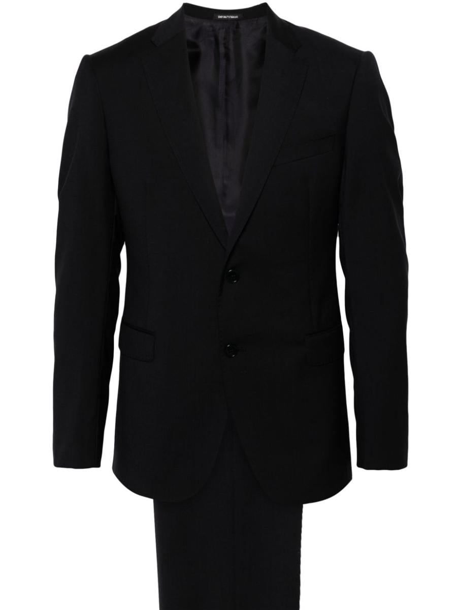 Emporio Armani Wool Single-Breasted Suit
