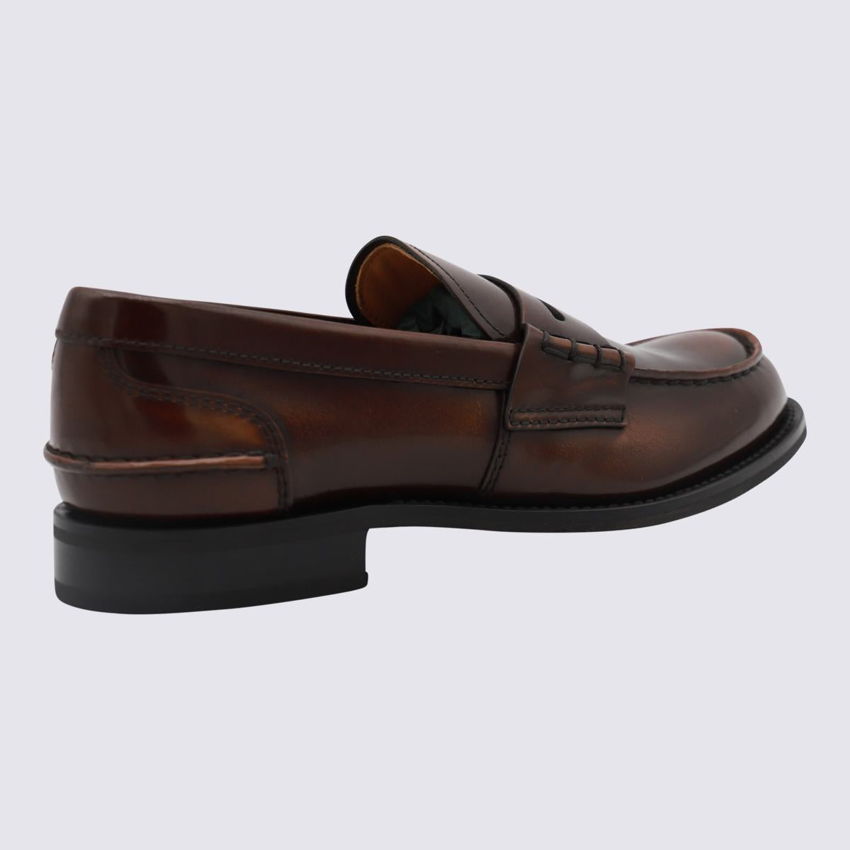 Church'S Brown Leather Loafers