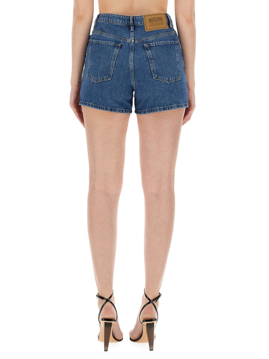 Moschino Jeans Denim Bermuda Shorts