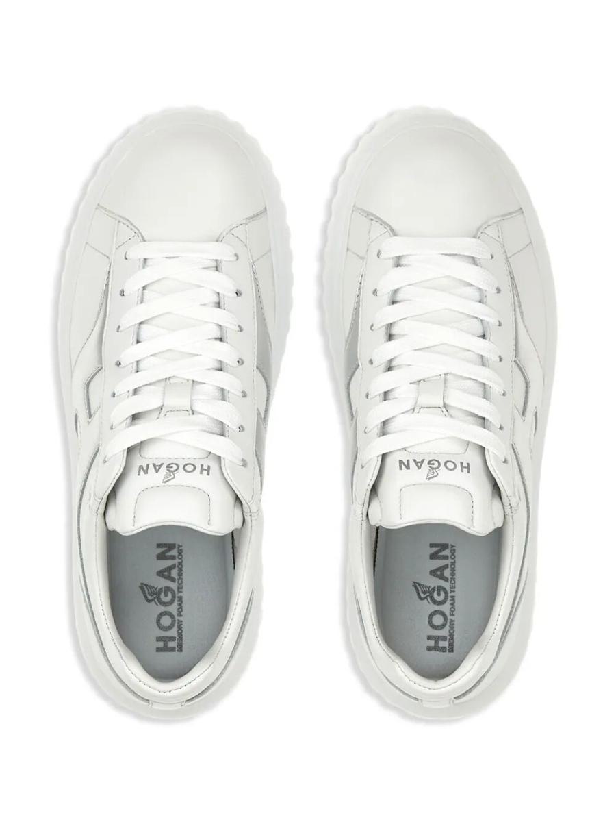 Hogan H-Stripes Nappa Leather Sneakers Shoes
