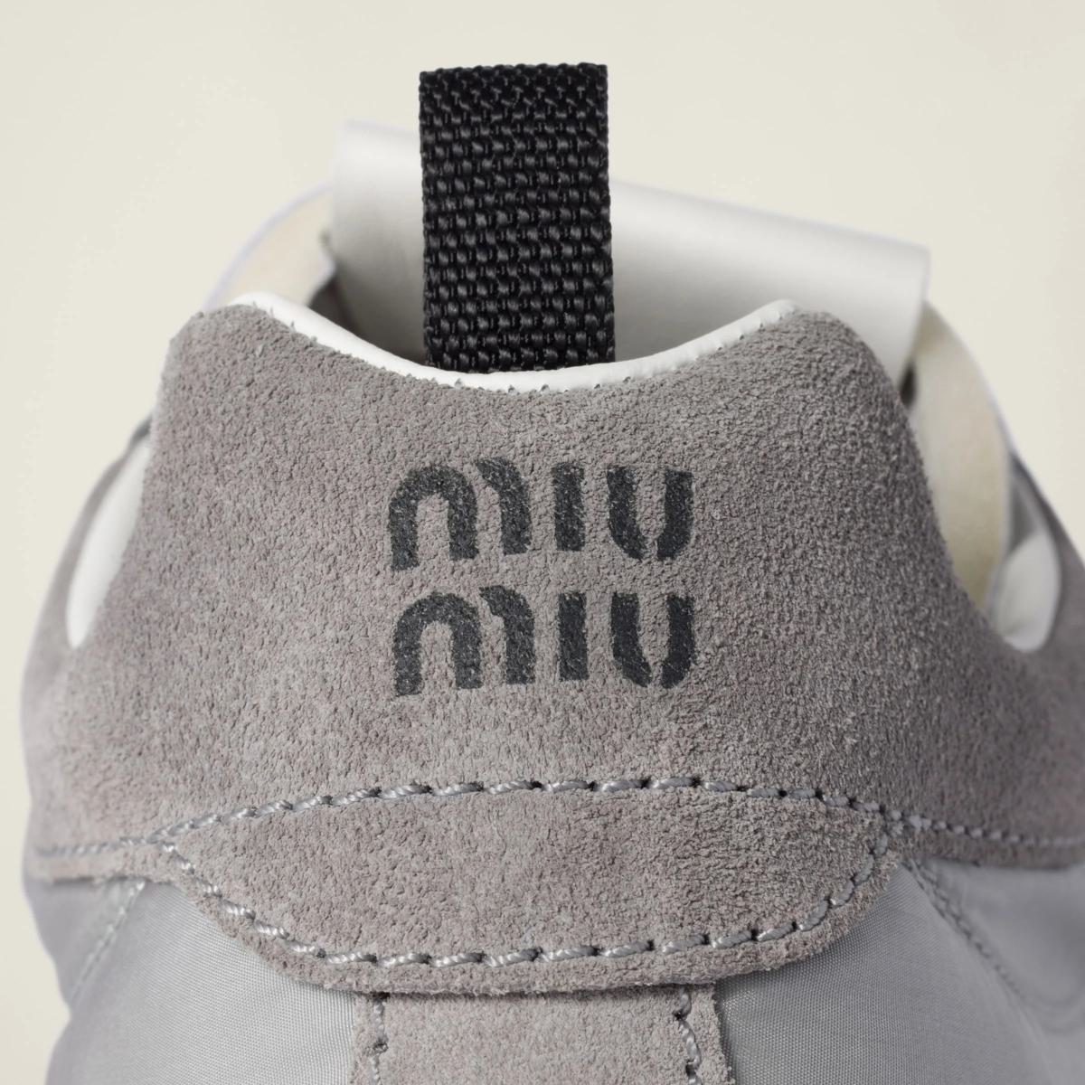 Miu Miu "Tyre" Suede Sneakers