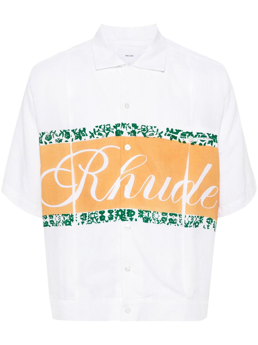 Rhude Linen Cuban Shirt Clothing