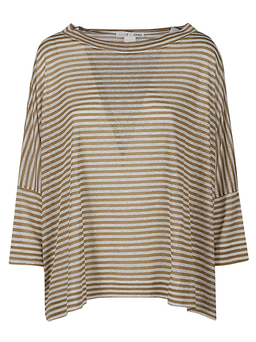 Shirt C-Zero Linen Striped Sweater