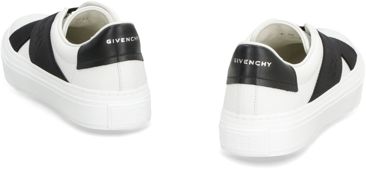 Givenchy City Sport Leather Sneakers