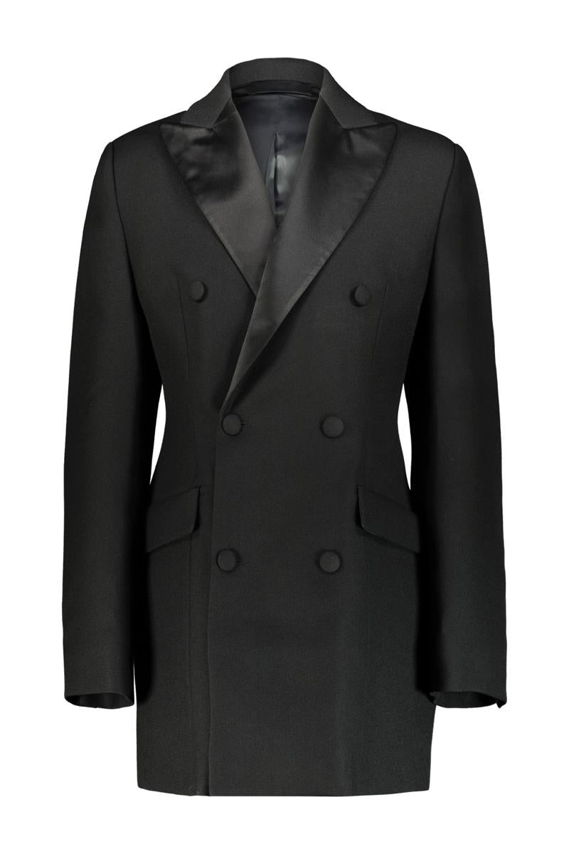 Wardrobe.Nyc Sculptured Blazer Dress Clothing