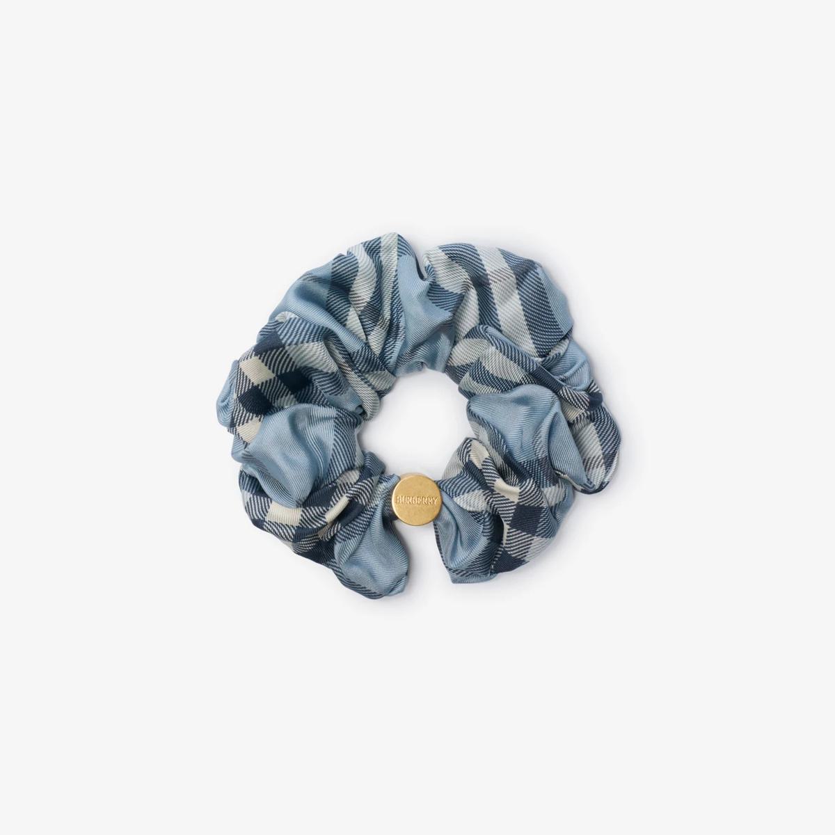 Burberry Silk Scrunchie With Check