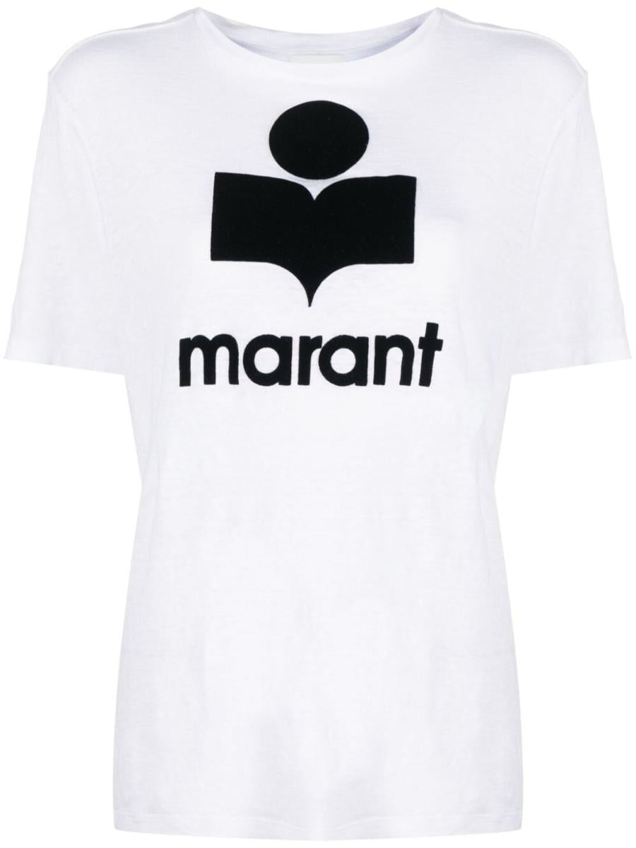 Isabel Marant Étoile Zewel Linen T-Shirt Clothing