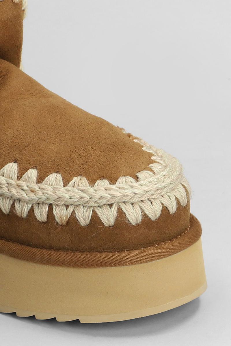 Mou Mini Eskimo Platform Ankle Boots Inside Wedge