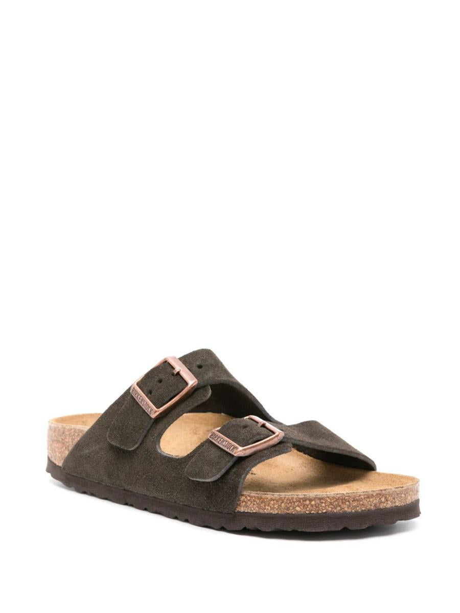 Birkenstock Brown Suede 'Arizona' Sandals