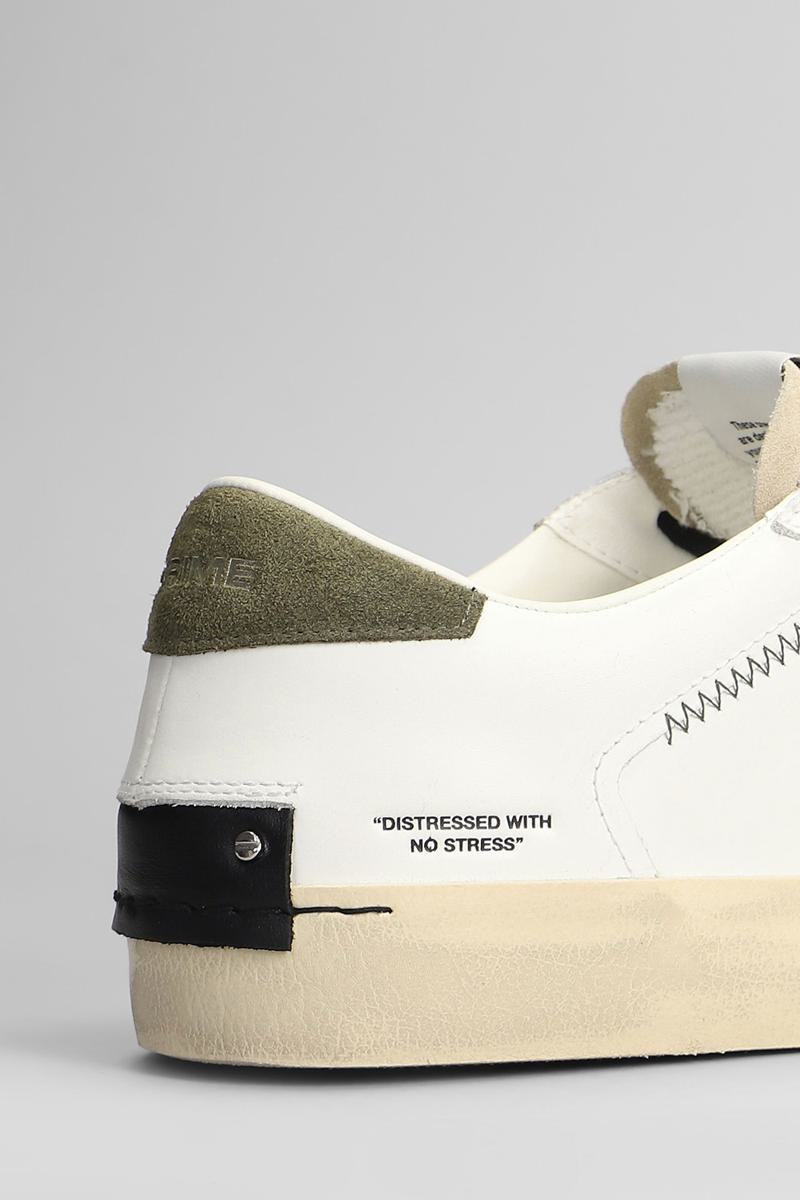 Crime London Distressed Sneakers
