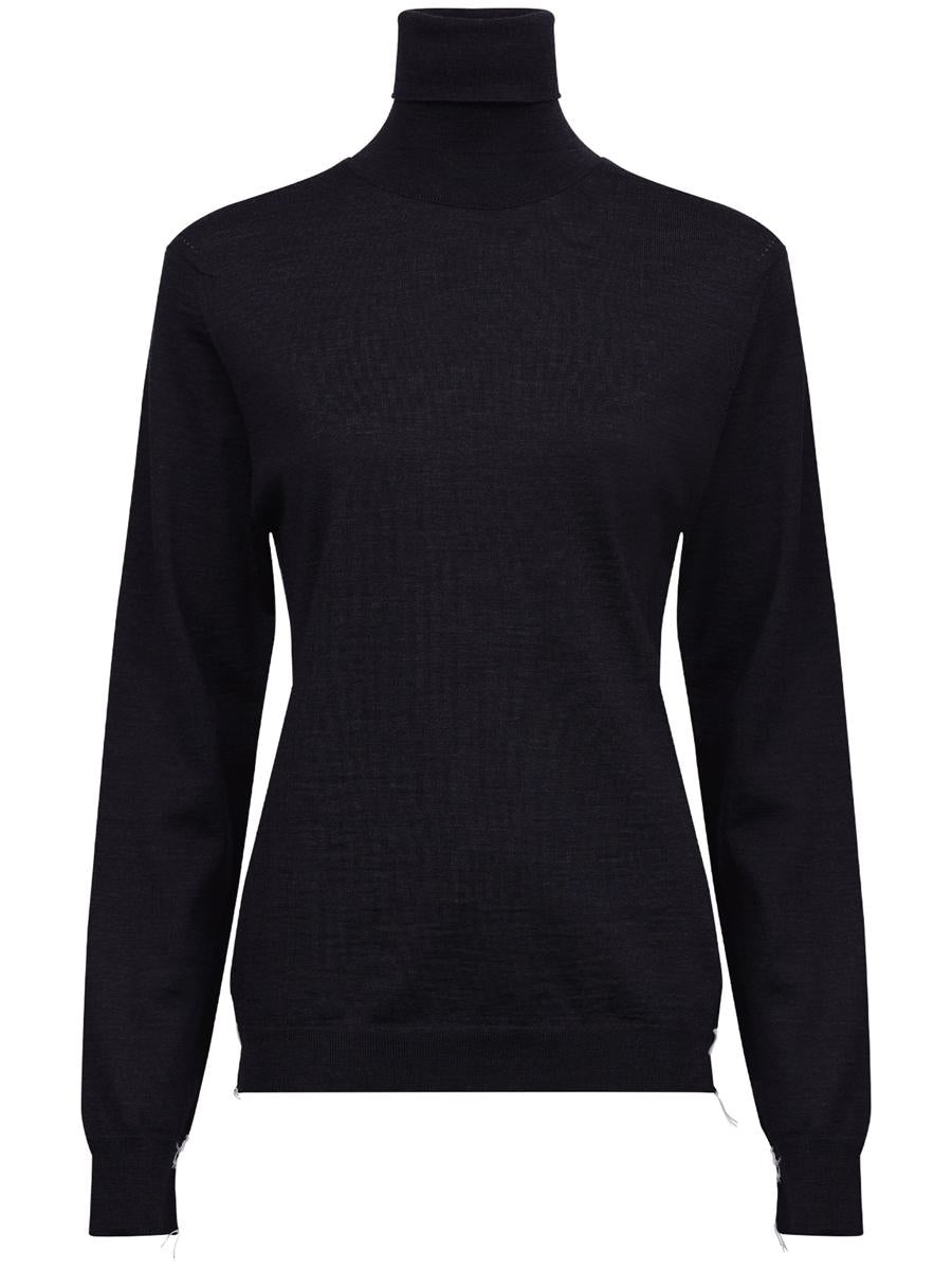 Maison Margiela Roll Neck Merino-Wool Jumper