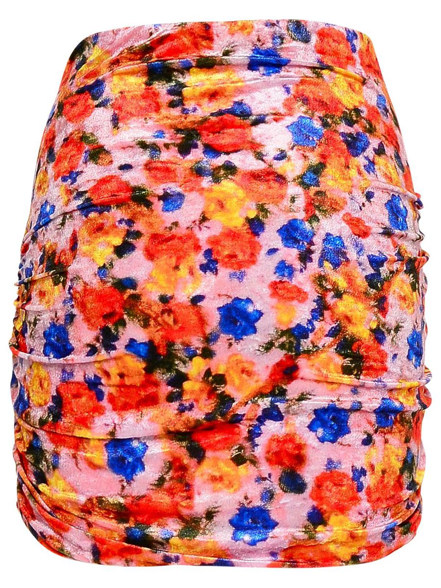 Isabel Marant Orange Polyamide Miniskirt