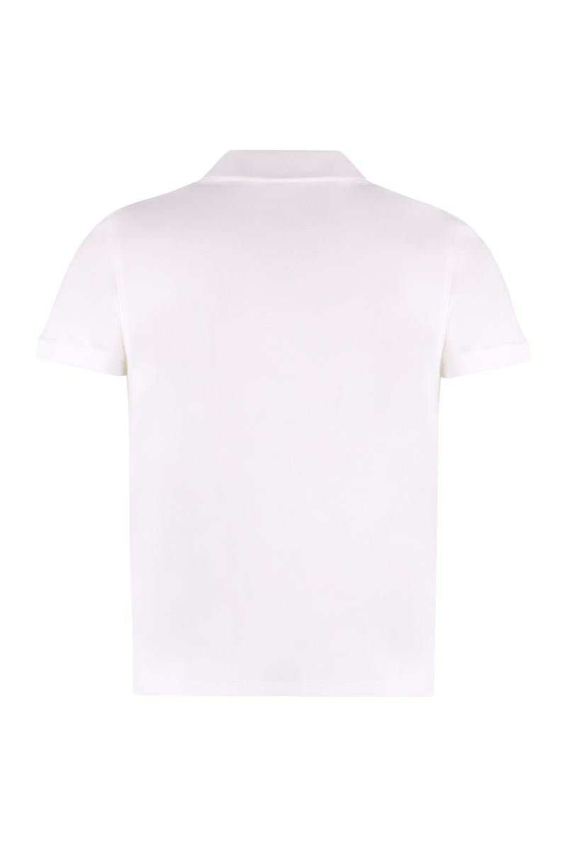 Saint Laurent Cotton-Piqué Polo Shirt