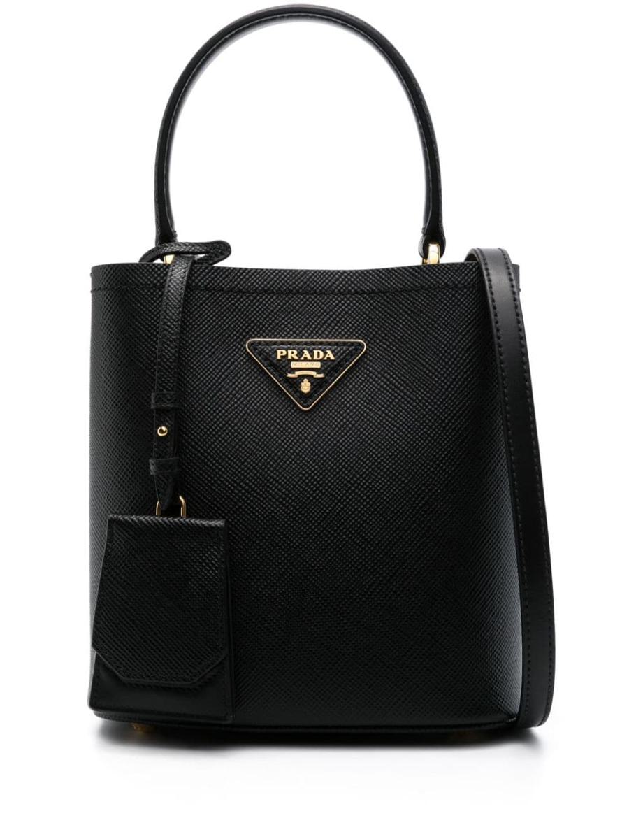 Prada Small Leather Bucket Bag