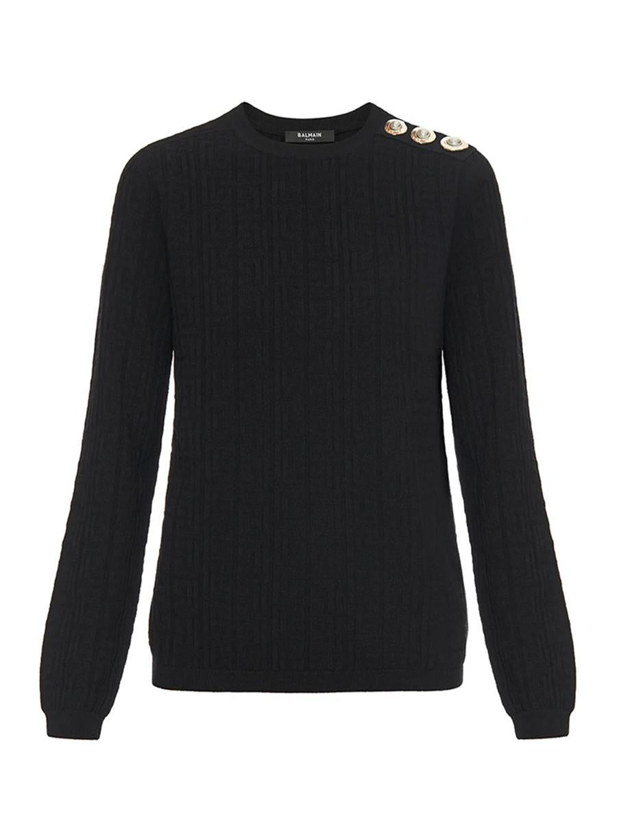Balmain Sweater With Button Detail