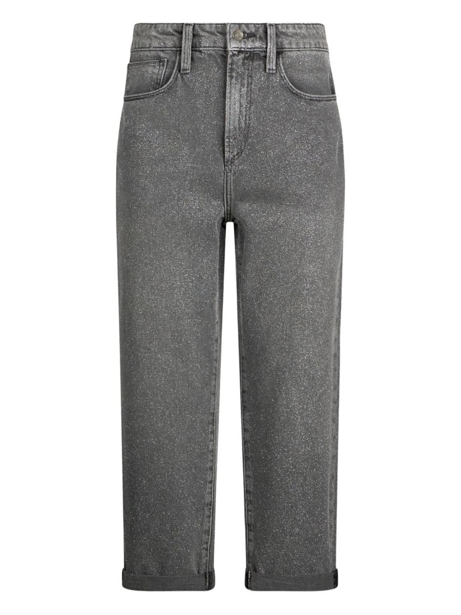 Liu Jo Ash Grey Washed Straight Leg Jeans