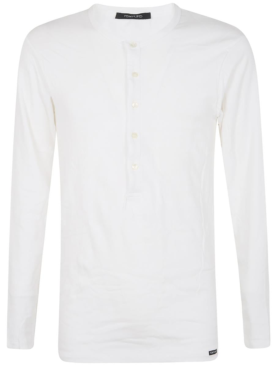 Tom Ford Henley T-Shirt Clothing