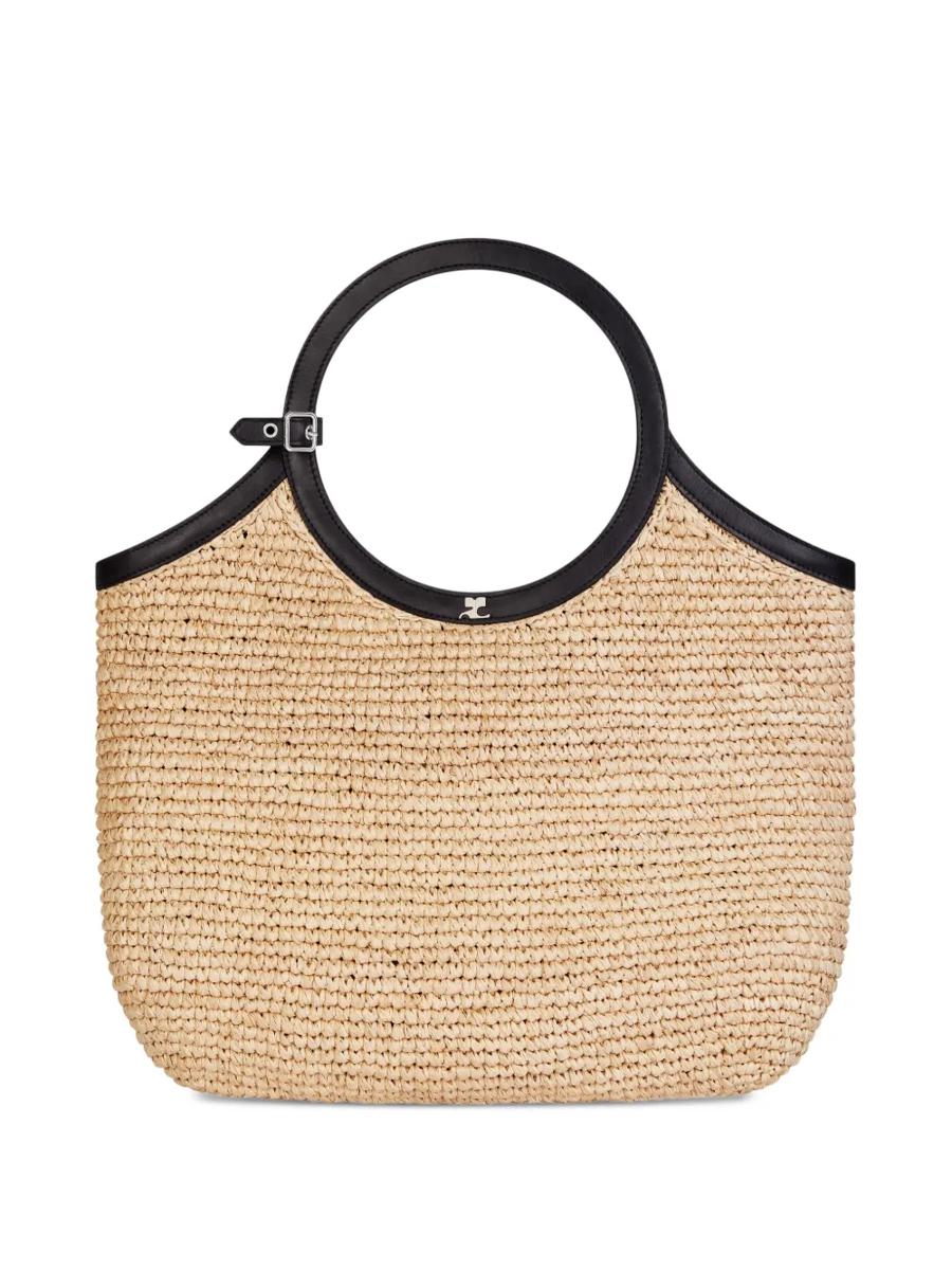 Courrèges Holy Raphia Tote Bag