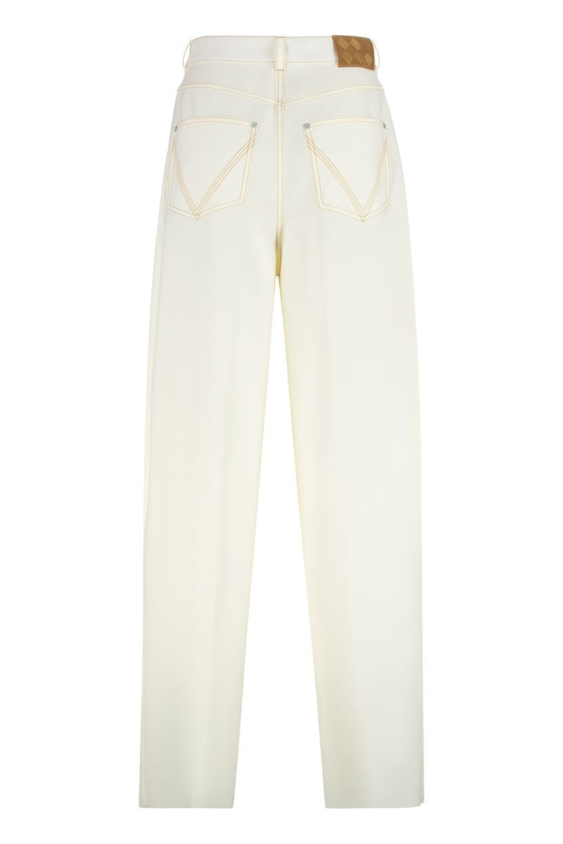Bottega Veneta Wool Wide-Leg Trousers