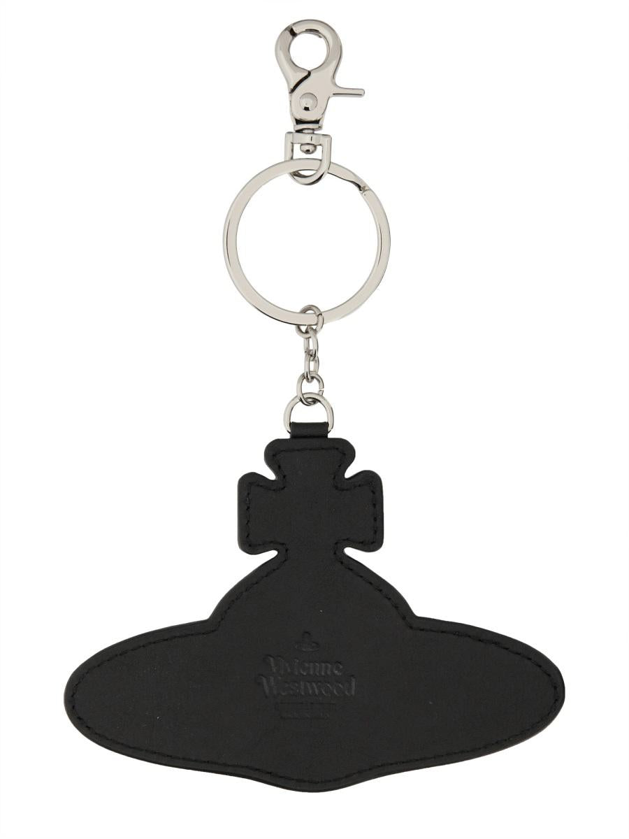 Vivienne Westwood Leather Keychain