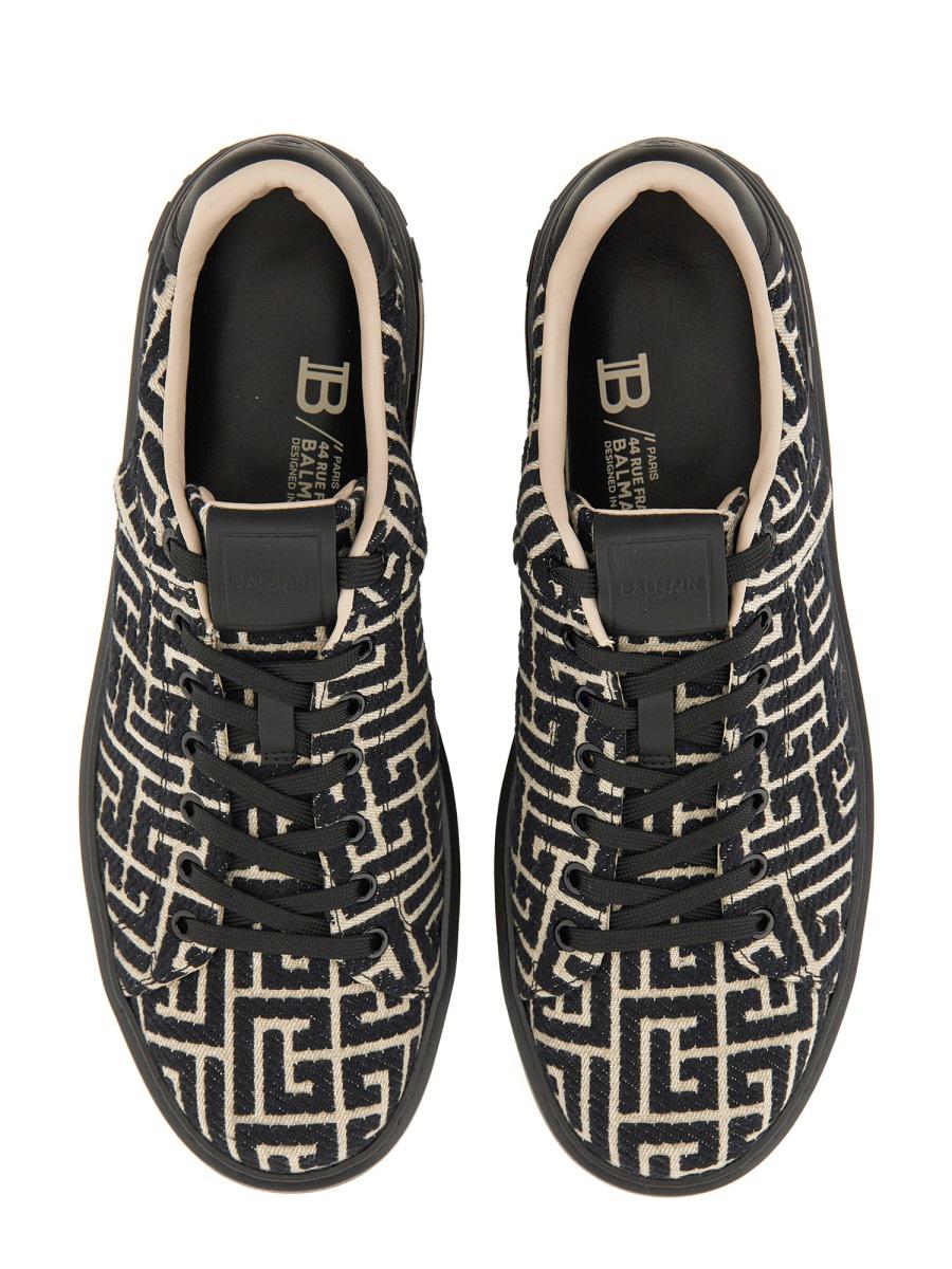 Balmain Jacquard "B-Court" Sneakers