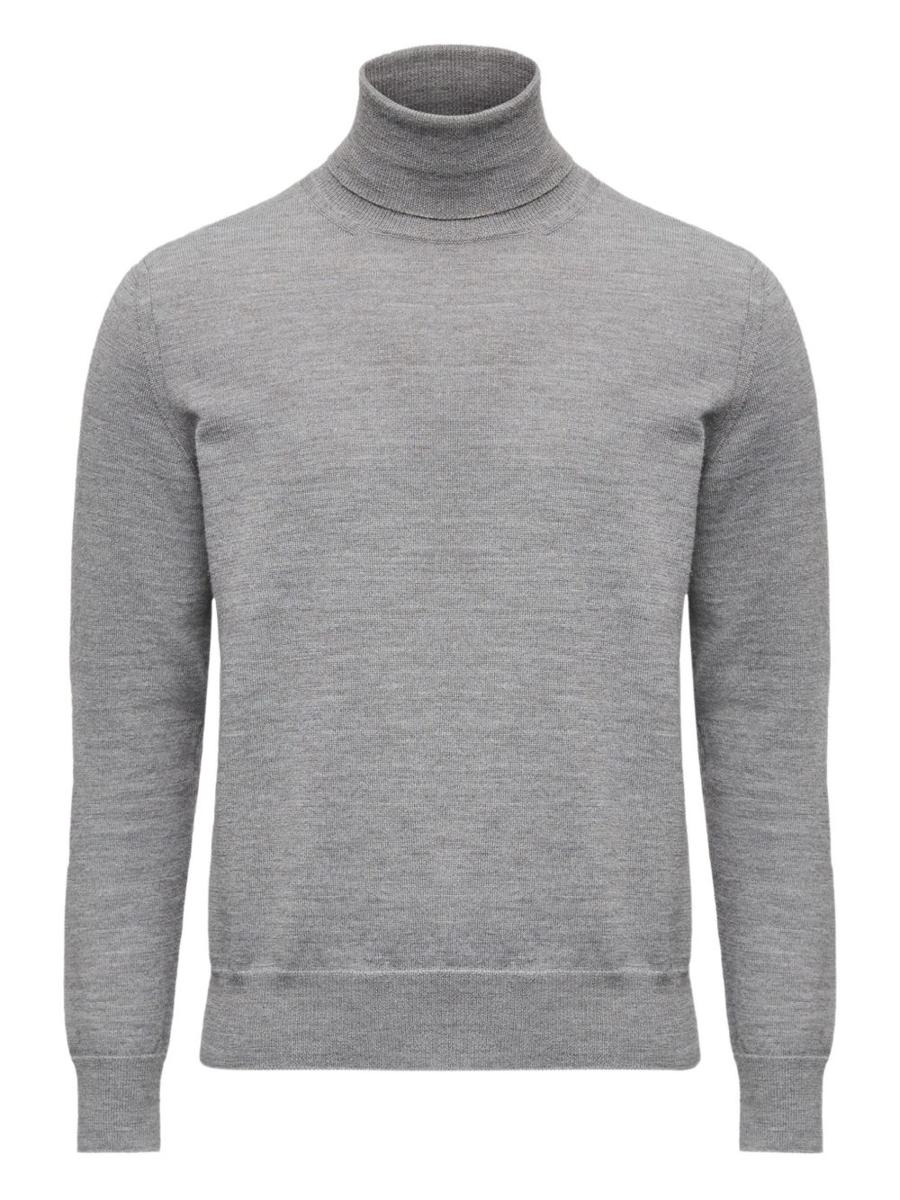 MM6 Maison Margiela Grey Turtleneck Sweater