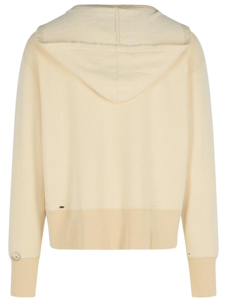 Maison Margiela 'Pilling' Cream Cotton Sweater