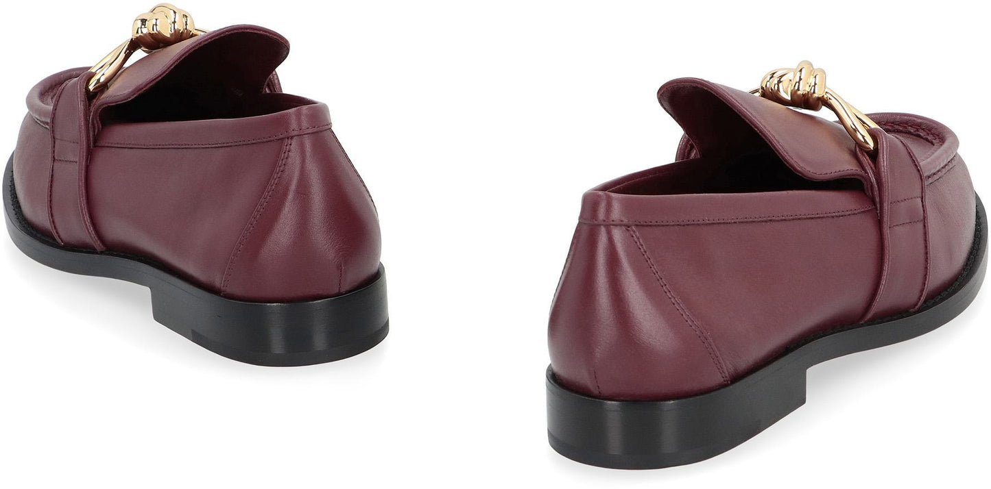 Bottega Veneta Mud Leather Loafers