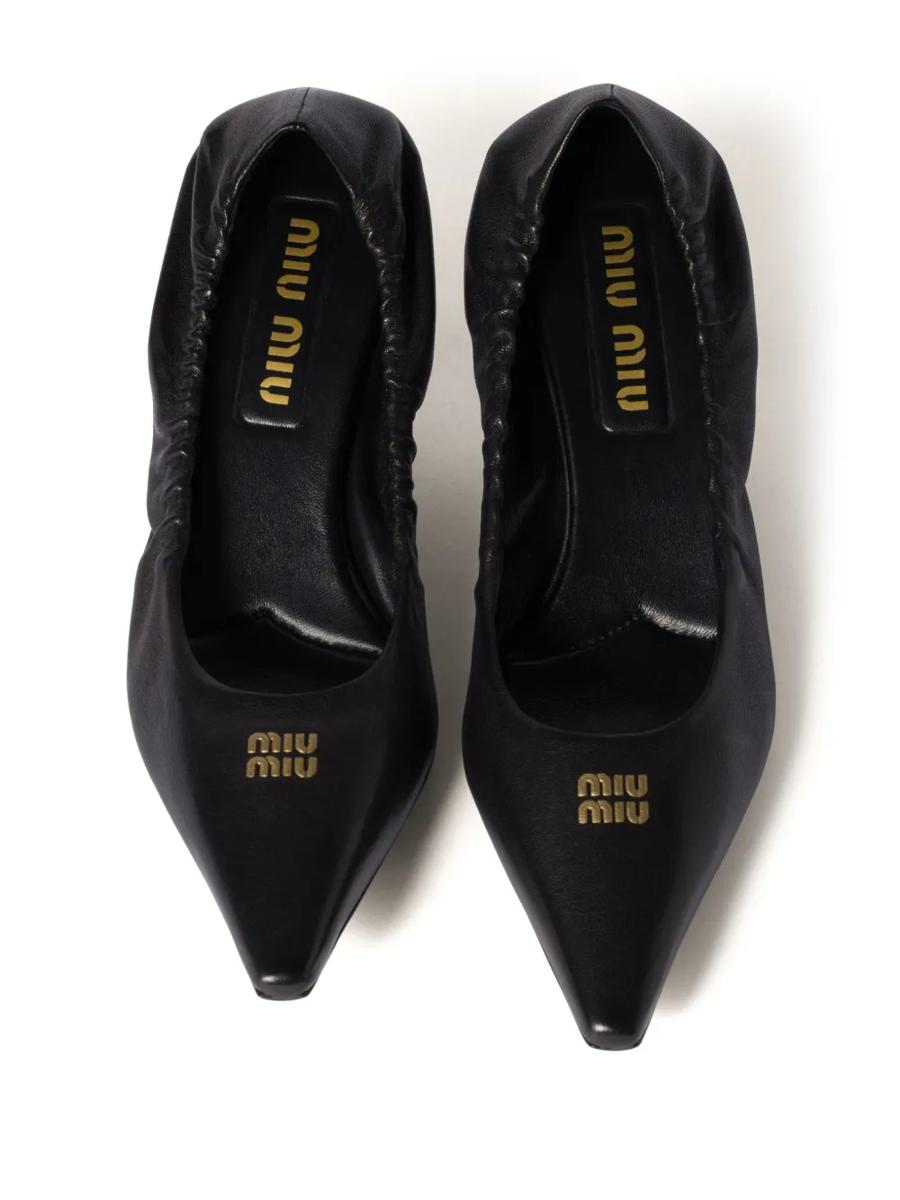 Miu Miu Leather Decolleté Nappa Pumps Aviator