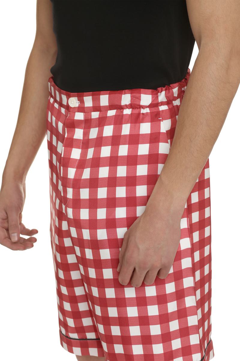 Prada Printed Silk Shorts