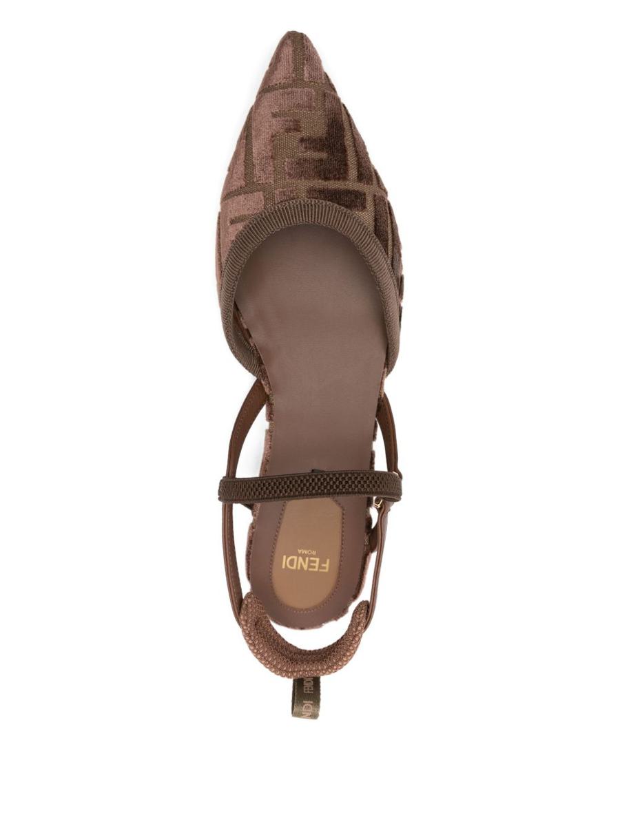 Fendi Colibrì Lite Slingback Ballets