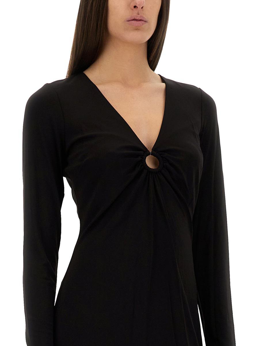 Michael Kors Jersey Dress With Drop Opening