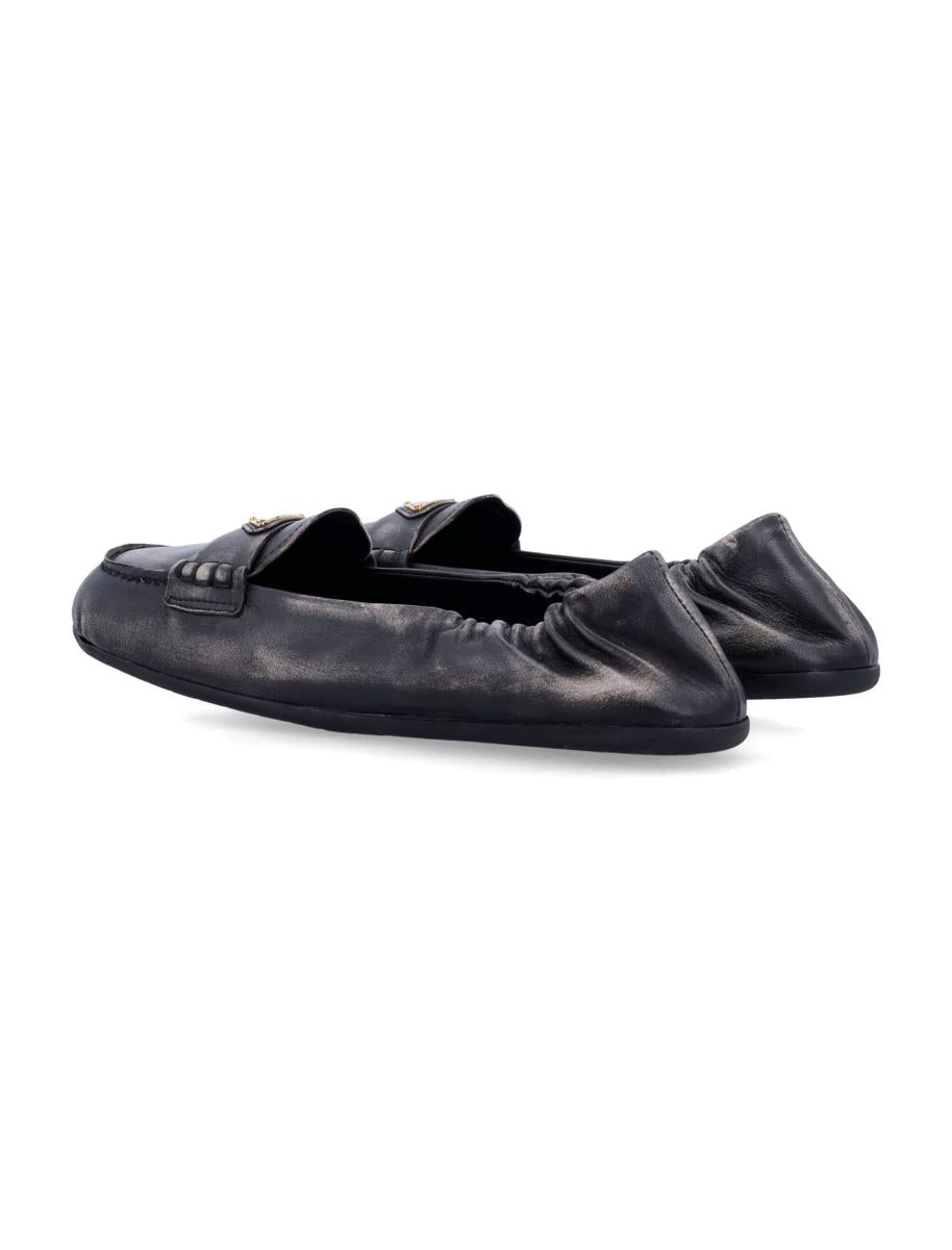 Prada Nappa Leather Delavé Loafers