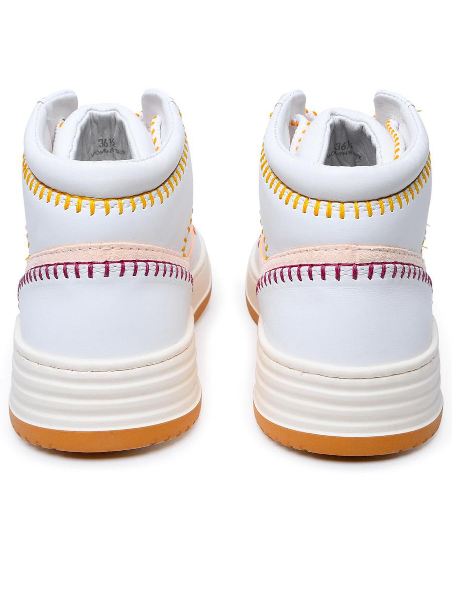 Hogan White Leather Sneakers