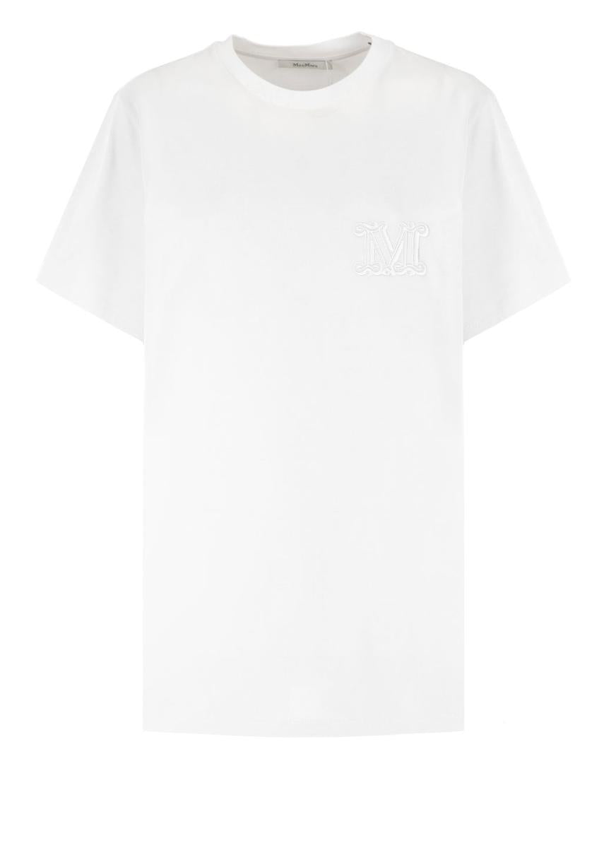 Max Mara Cotton T-Shirt With Logo