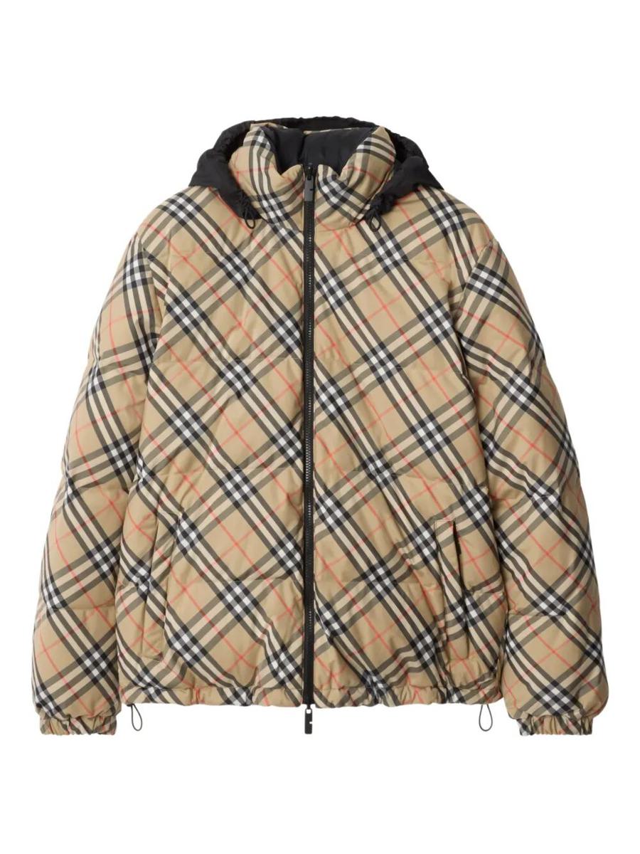 Burberry Reversible Check Puffer Jacket Clothing