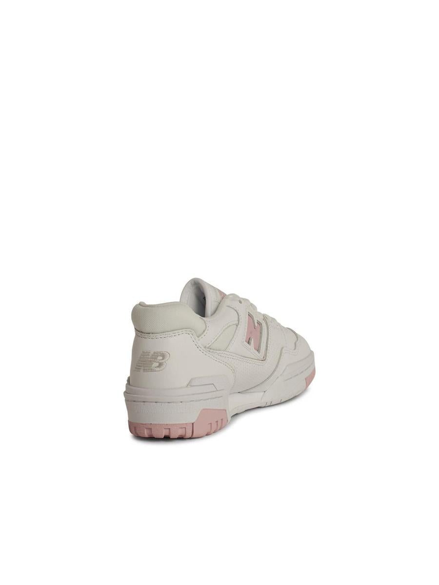 New Balance '550' White Leather Sneakers