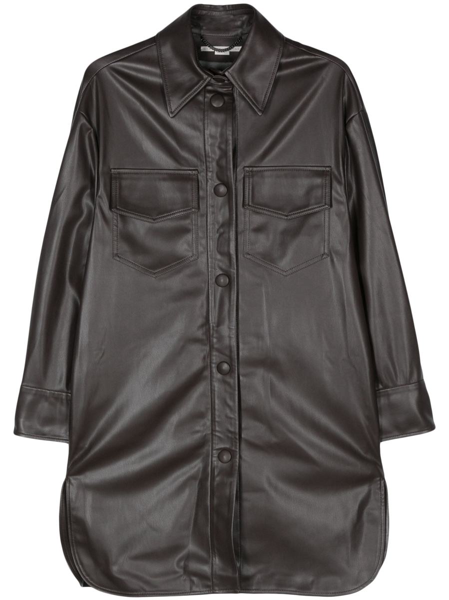 Stella McCartney Faux-Leather Overshirt