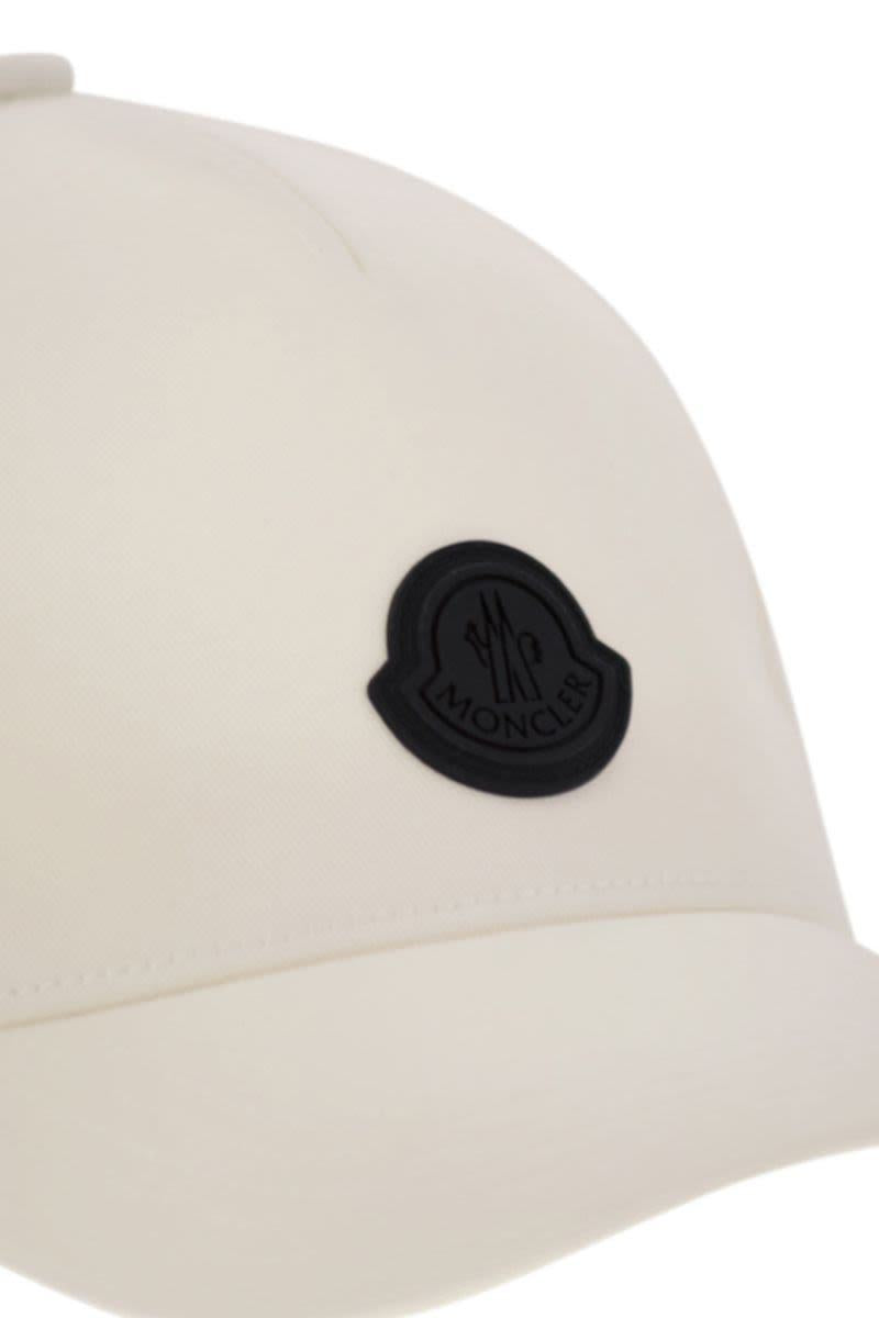 Moncler Cotton Gabardine Baseball Cap