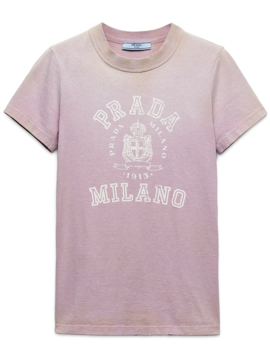Prada Logo-Print T-Shirt