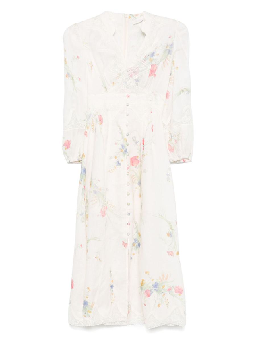 Zimmermann Lucky Linen Midi Dress