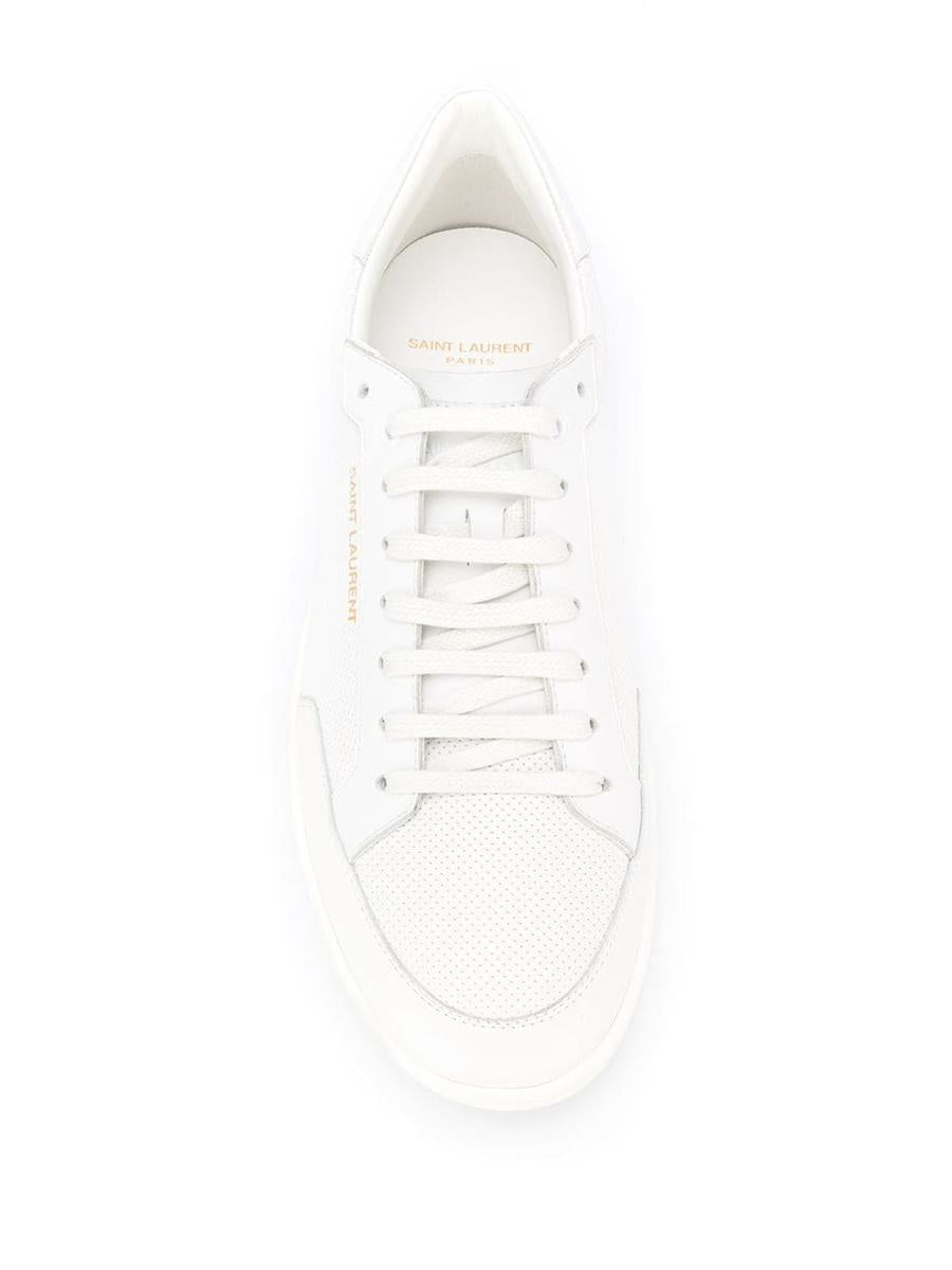Saint Laurent Court Classic Sl/10 Leather Sneakers