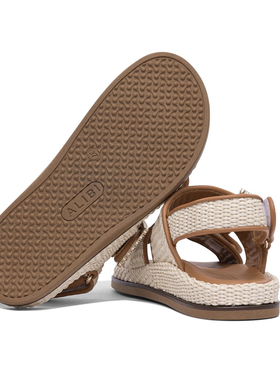 Alibi "Maya" Raffia Sandals