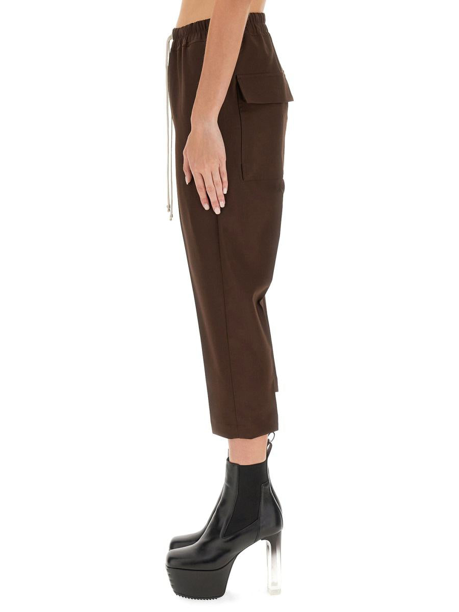 Rick Owens Drawstring Astaires Cropped Pants
