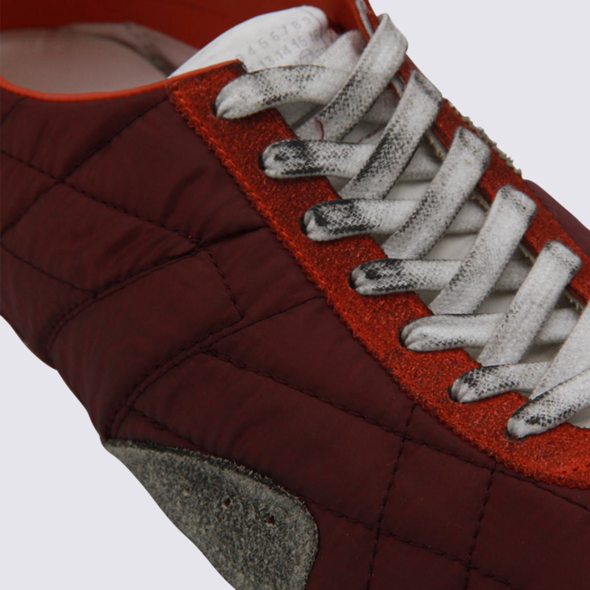 Maison Margiela Dark Red Sneakers